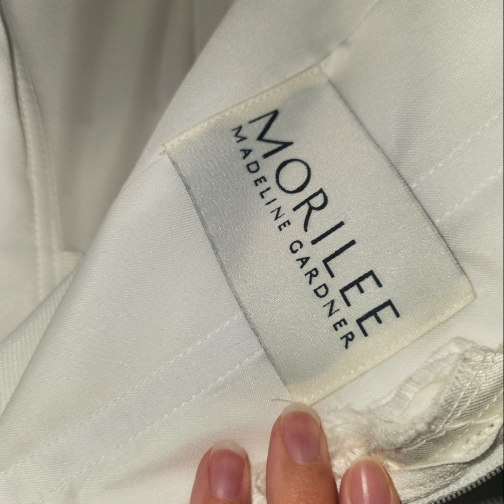 MAKE AN OFFER! Morilee Stacey Wedding Gown- Ivory, Size 12 - Picture 8 of 11